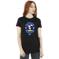Black - Side - Mickey Mouse Unisex Adult Stars T-Shirt