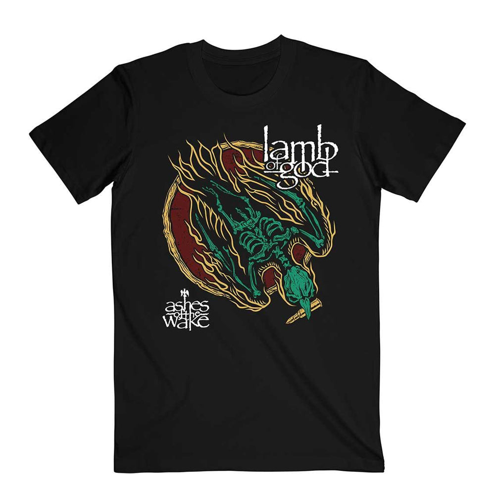 Black - Front - Lamb Of God Unisex Adult Ashes Of The Wake T-Shirt