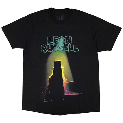 Black - Front - Leon Russell Unisex Adult Masquerade T-Shirt