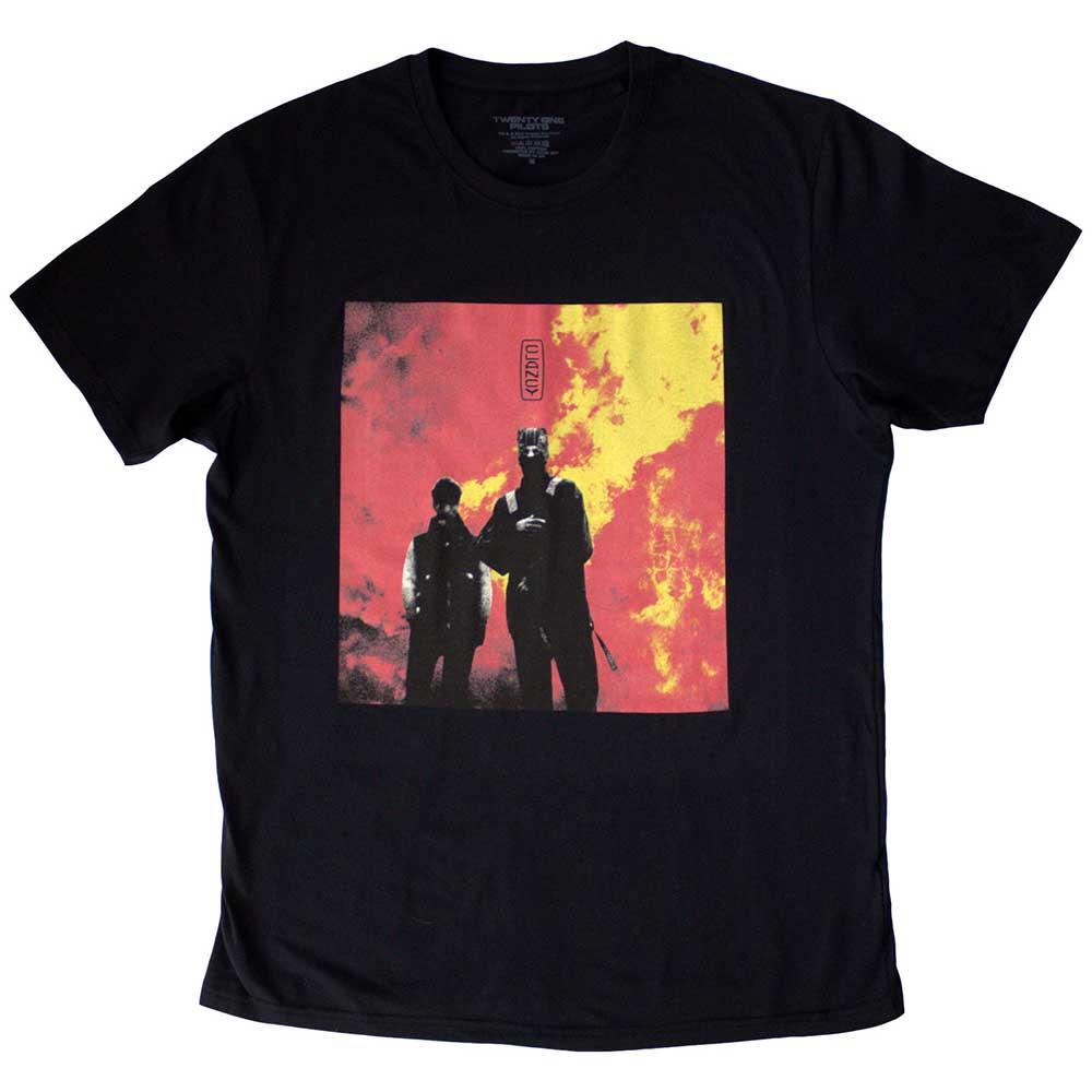 Black - Front - twenty one pilots Unisex Adult Cover Box T-Shirt