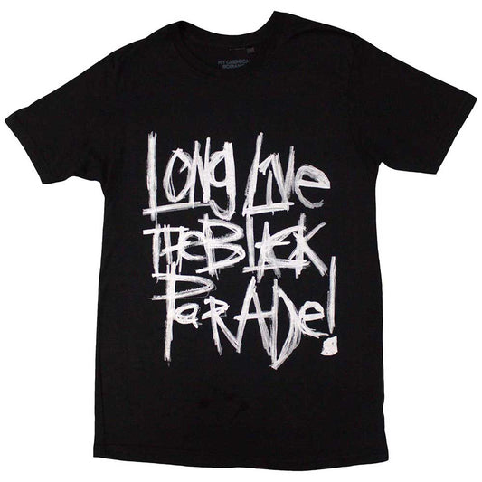 Black - Front - My Chemical Romance Unisex Adult Long Live The Black Parade T-Shirt