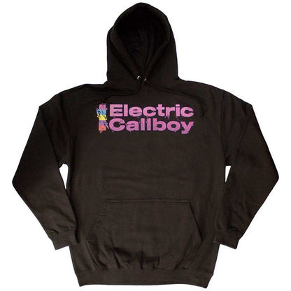 Black - Front - Electric Callboy Unisex Adult Choo Choo Hoodie