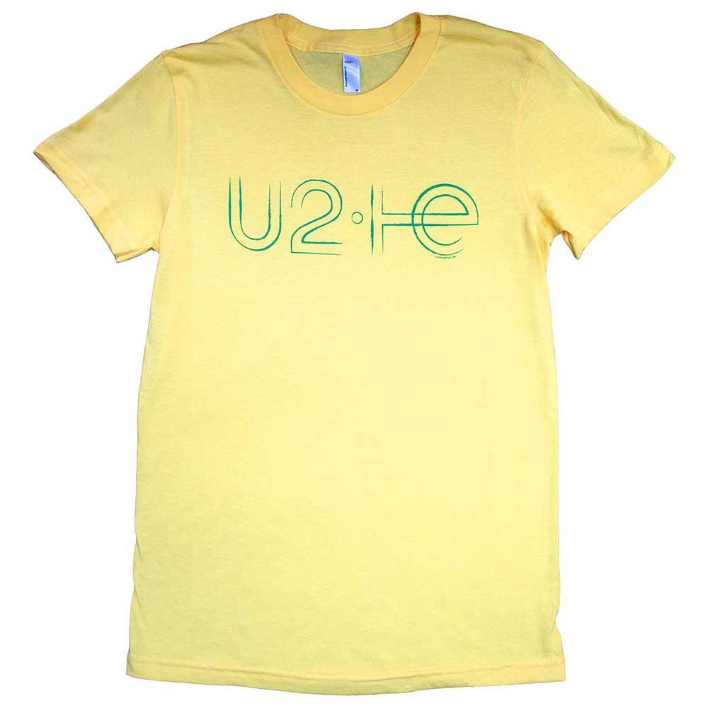 Yellow - Front - U2 Womens-Ladies Brazil Babydoll Logo T-Shirt