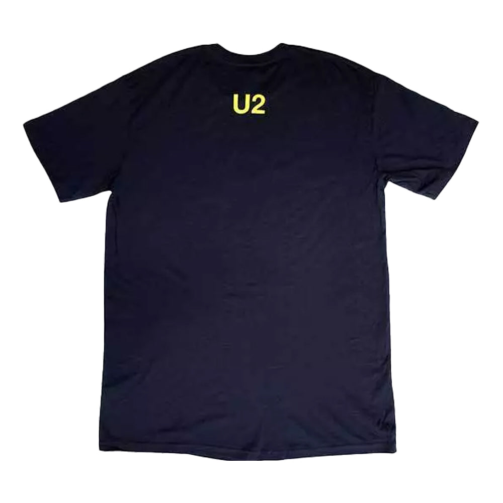 Navy Blue - Back - U2 Unisex Adult EU Stars 2018 T-Shirt