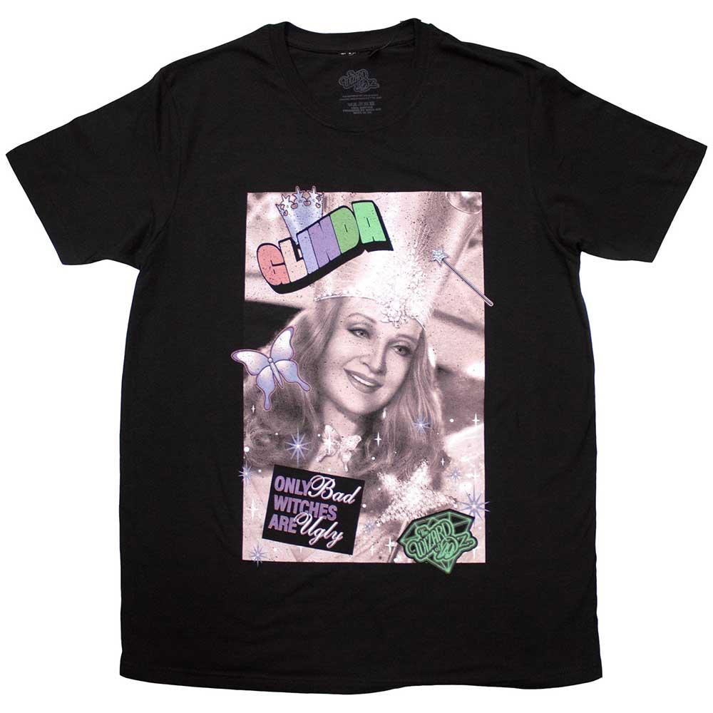 Black - Front - The Wizard Of Oz Unisex Adult Only Bad Witches Are Ugly T-Shirt