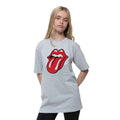 Heather Grey - Side - The Rolling Stones Childrens-Kids Classic Tongue T-Shirt