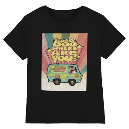 Black - Front - Scooby Doo Unisex Adult Where Are You? T-Shirt