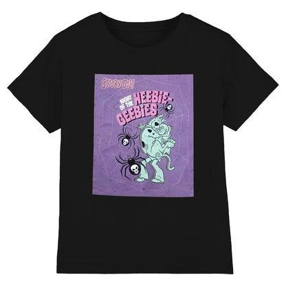 Black - Front - Scooby Doo Unisex Adult Heebie-Geebies T-Shirt