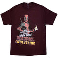 Maroon Red - Front - Deadpool & Wolverine Unisex Adult Change Universe T-Shirt