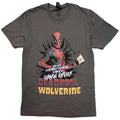 Charcoal Grey - Front - Deadpool & Wolverine Unisex Adult Change Universe T-Shirt