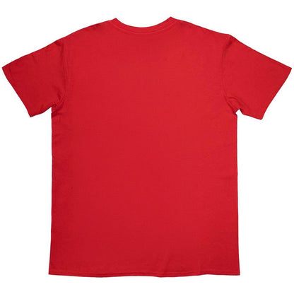 Red - Back - David Bowie Unisex Adult 1973 Monochrome T-Shirt