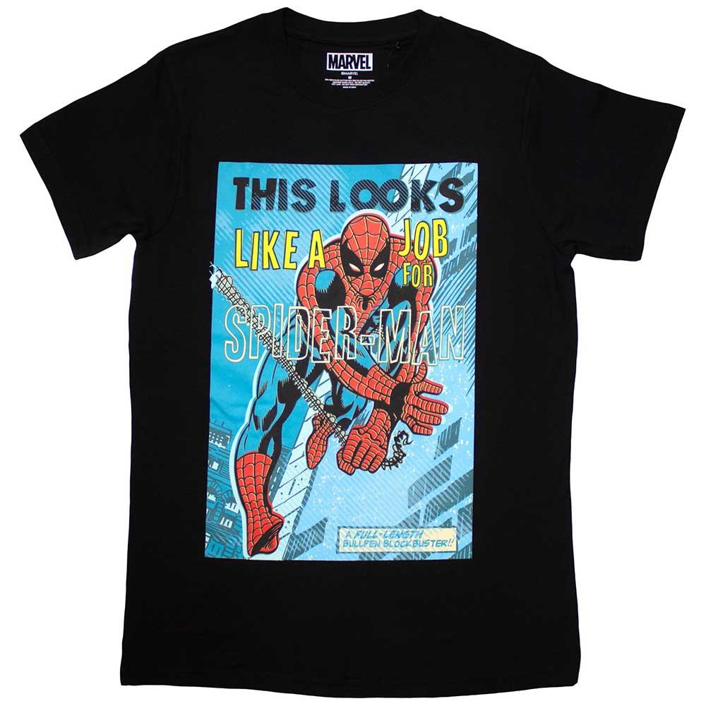 Black - Front - Spider-Man Unisex Adult Looks Like A Job T-Shirt