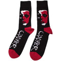 Black - Back - Alice Cooper Unisex Adult Face Socks
