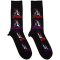Black - Front - Rob Zombie Unisex Adult Repeat Print Socks