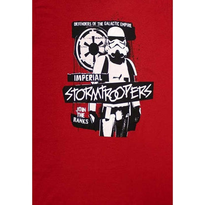 Red - Back - Star Wars Unisex Adult Defenders T-Shirt
