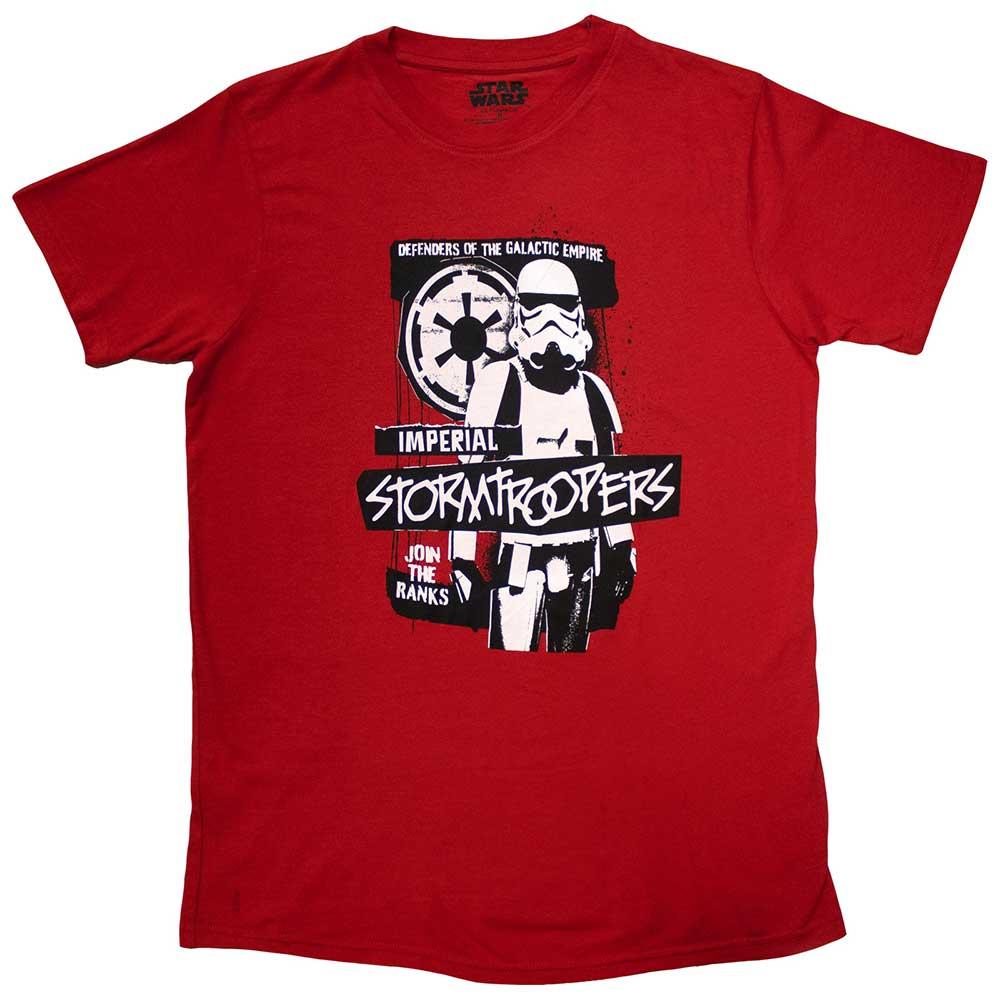 Red - Front - Star Wars Unisex Adult Defenders T-Shirt