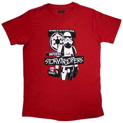 Red - Front - Star Wars Unisex Adult Defenders T-Shirt
