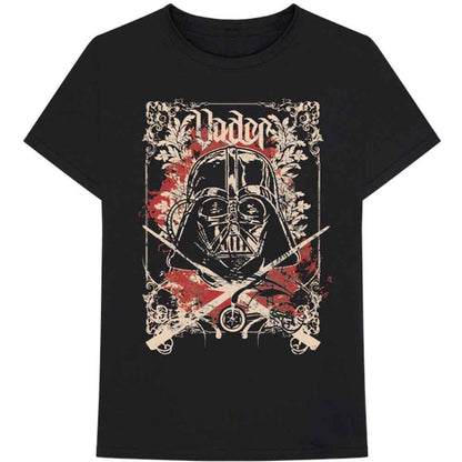 Black - Front - Star Wars Unisex Adult Darth Vader T-Shirt