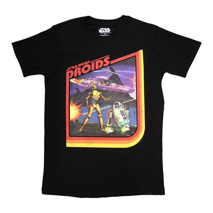 Black - Front - Star Wars Unisex Adult Droids T-Shirt