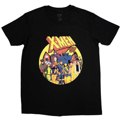 Black - Front - X-Men Unisex Adult ´97 Assemble T-Shirt