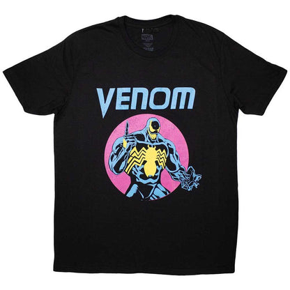 Black - Front - Marvel Comics Unisex Adult Venom T-Shirt