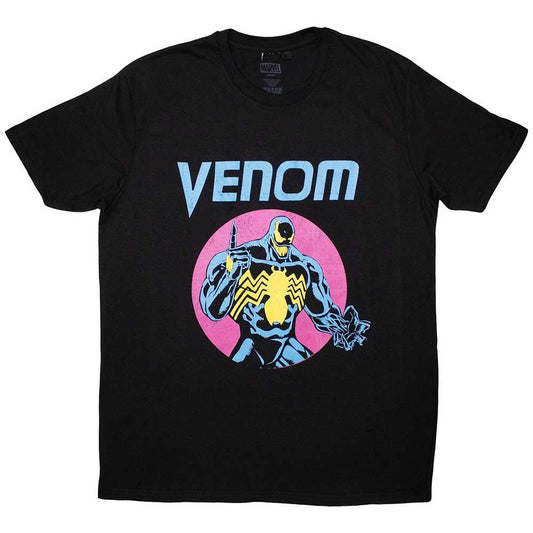 Black - Front - Marvel Comics Unisex Adult Venom T-Shirt
