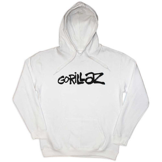 White - Front - Gorillaz Unisex Adult Cracker Island Hoodie
