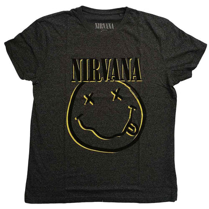 Brindle - Front - Nirvana Unisex Adult Inverted T-Shirt