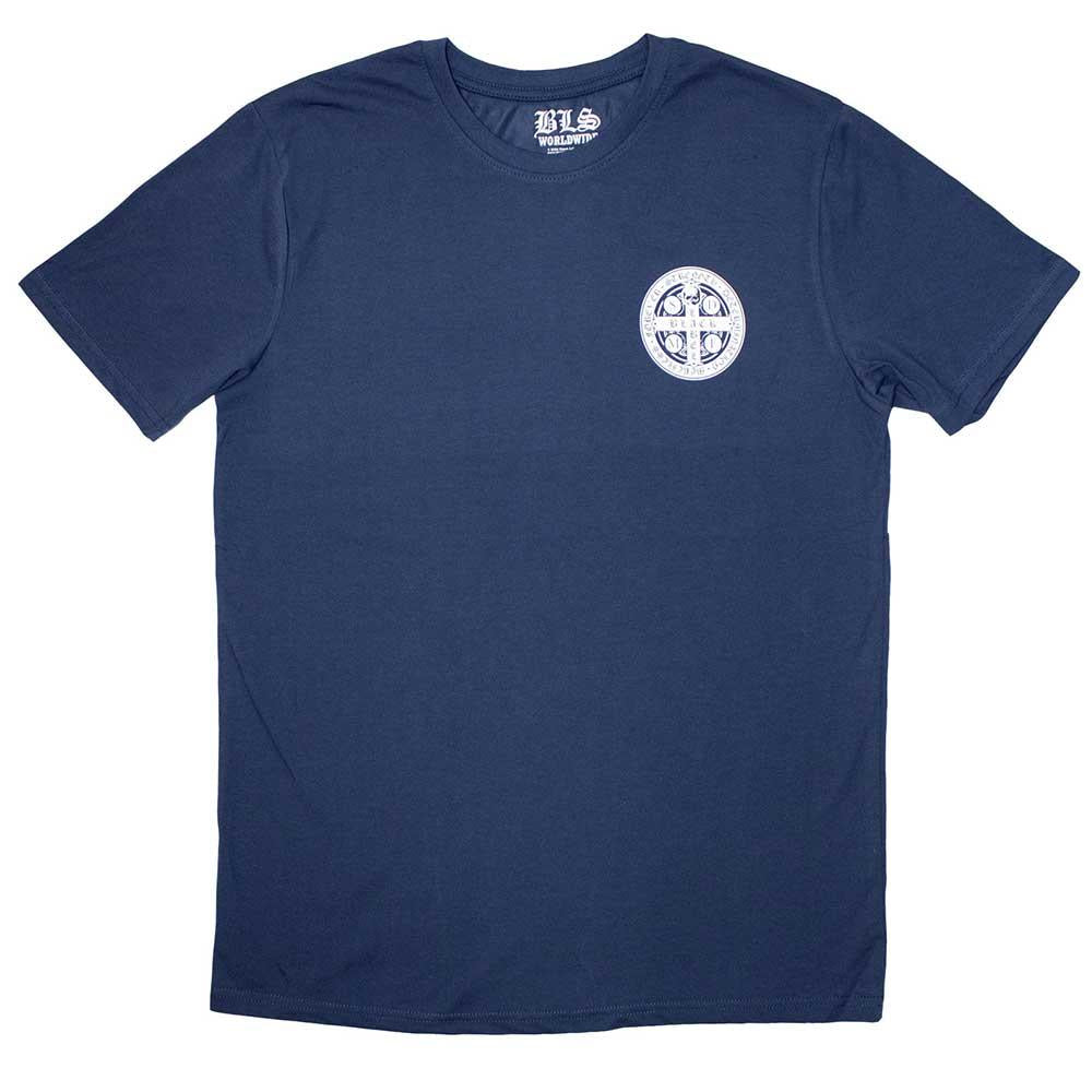Denim Blue - Front - Black Label Society Unisex Adult Mini SDMF Emblem T-Shirt