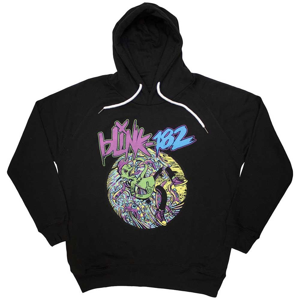 Black - Front - Blink 182 Unisex Adult Overboard Event Hoodie