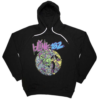 Black - Front - Blink 182 Unisex Adult Overboard Event Hoodie