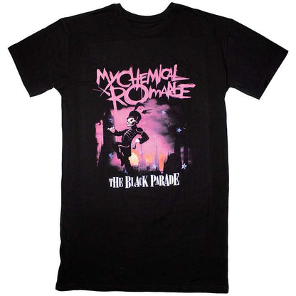 Black - Front - My Chemical Romance Womens-Ladies March T-Shirt