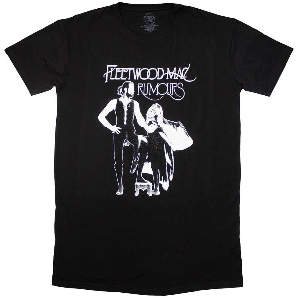 Black - Front - Fleetwood Mac Womens-Ladies Rumours T-Shirt
