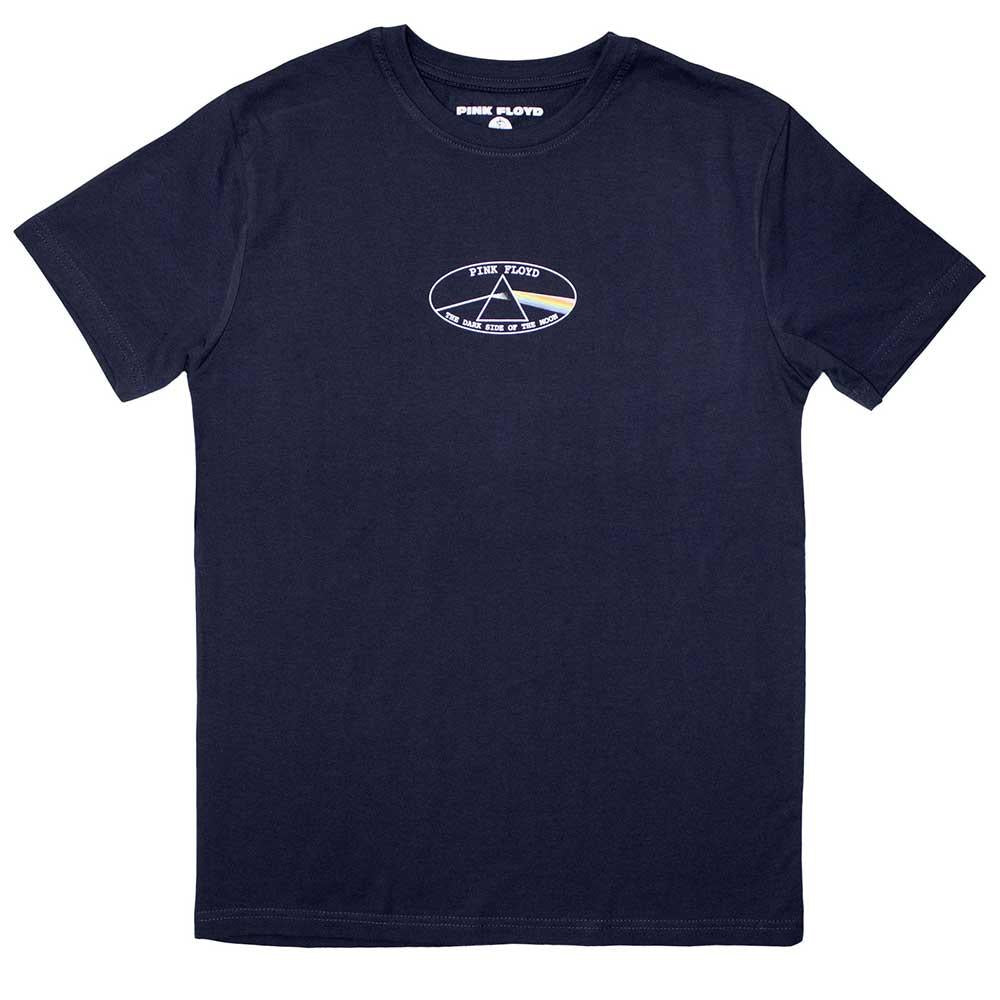 Navy Blue - Front - Pink Floyd Unisex Adult Dark Side Of The Moon T-Shirt