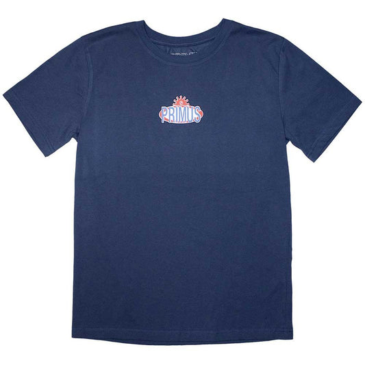 Denim Blue - Front - Primus Unisex Adult Zingers Logo Mini T-Shirt