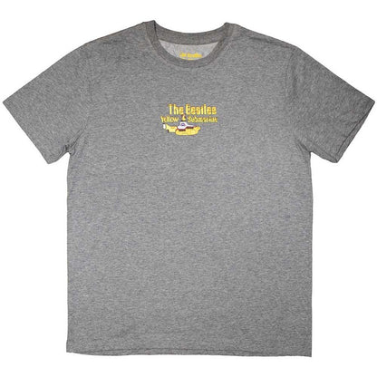 Grey - Front - The Beatles Unisex Adult Mini Submarine T-Shirt