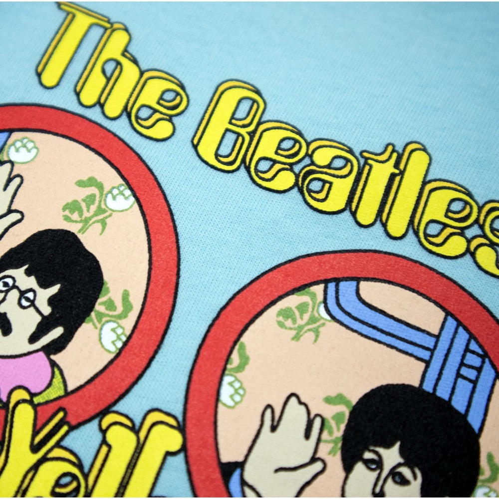Light Blue - Lifestyle - The Beatles Toddler Yellow Submarine Porthole Babygrow