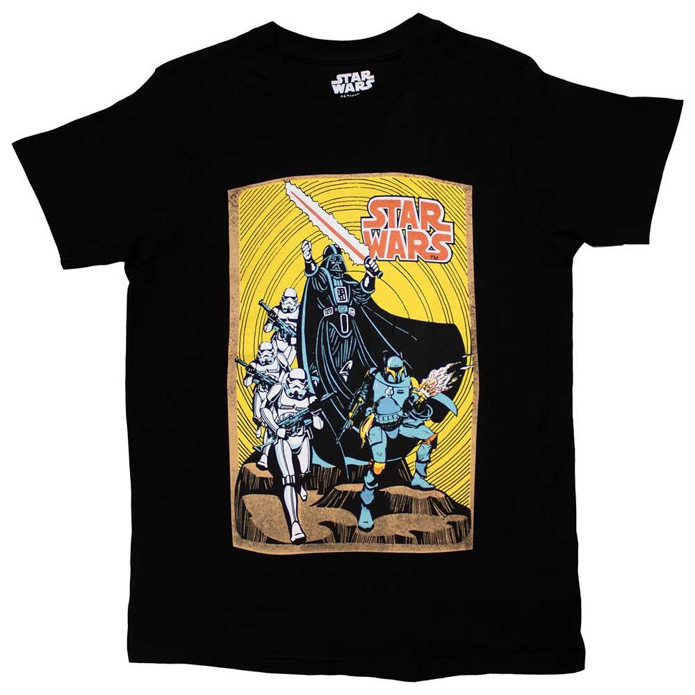 Black - Front - Star Wars Unisex Adult Vader Command Scene T-Shirt