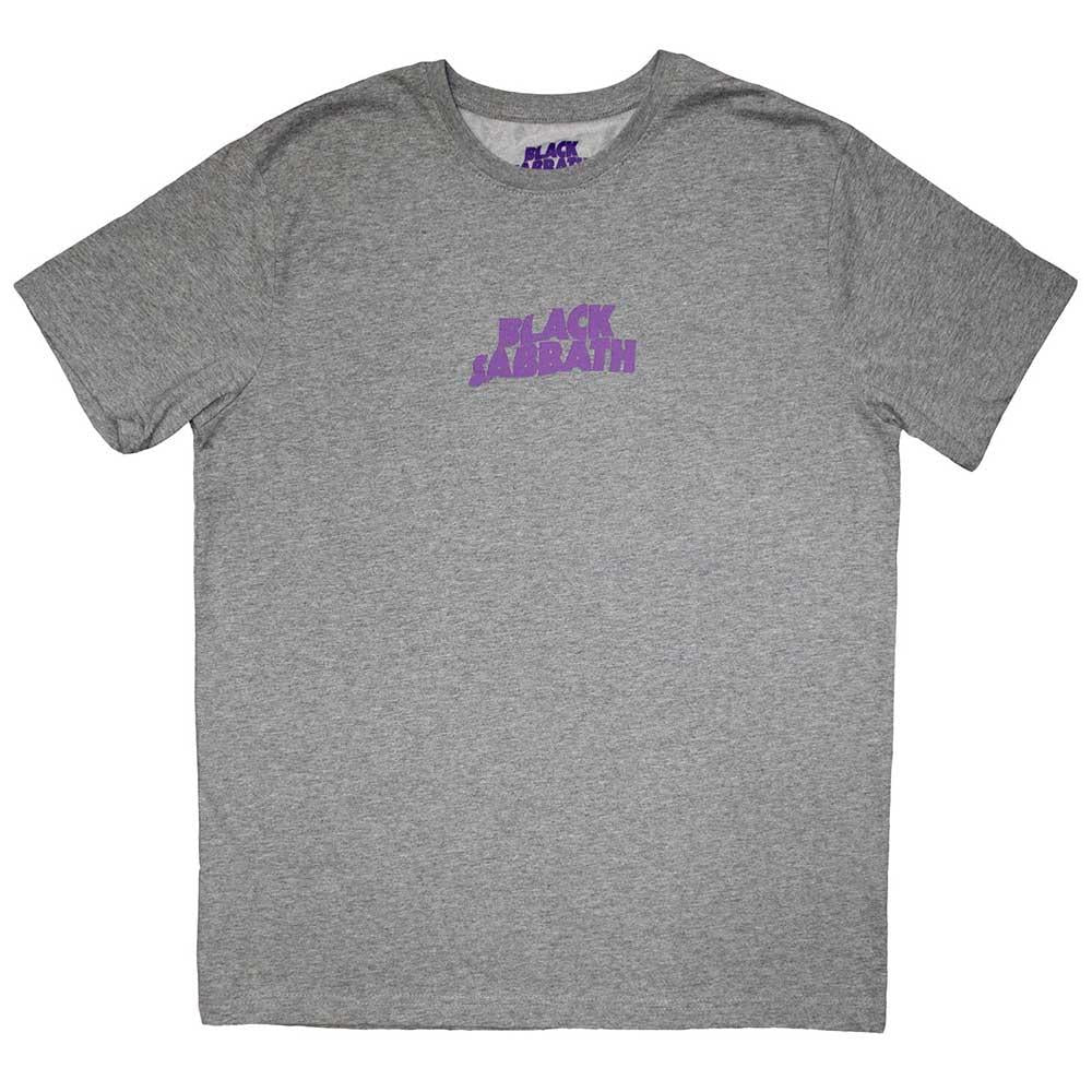 Grey - Front - Black Sabbath Unisex Adult Mini Wavy Logo T-Shirt
