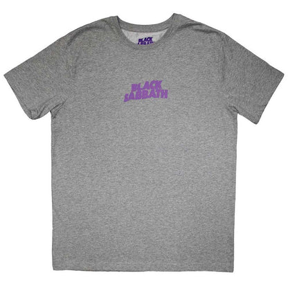 Grey - Front - Black Sabbath Unisex Adult Mini Wavy Logo T-Shirt