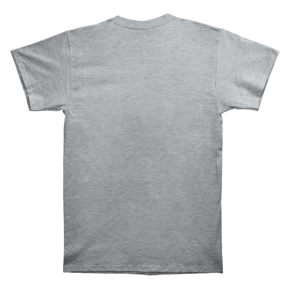 Grey - Back - AC-DC Womens-Ladies Highway To Hell Circle T-Shirt