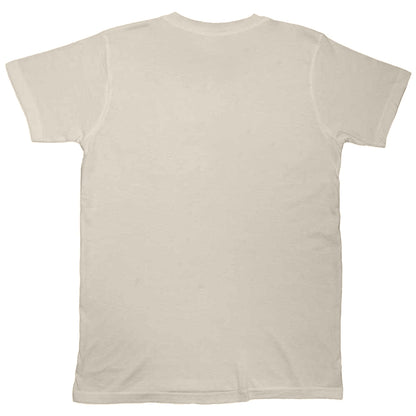 Sand - Back - The Beatles Womens-Ladies Abbey Road Logo T-Shirt