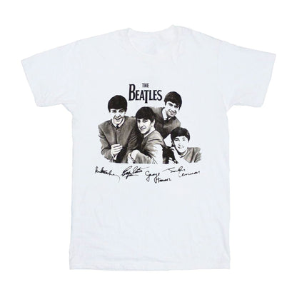 White - Front - The Beatles Unisex Adult Signature T-Shirt