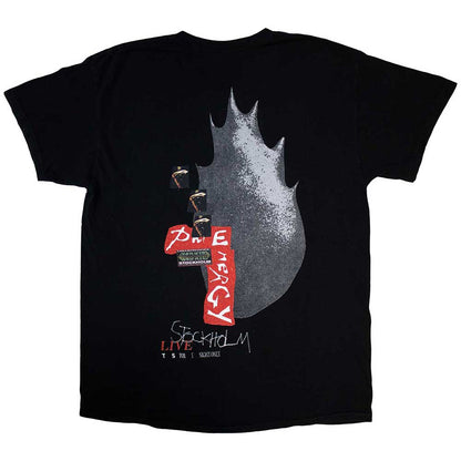 Black - Back - Travis Scott Unisex Adult Summer Run 2023 Stockholm T-Shirt
