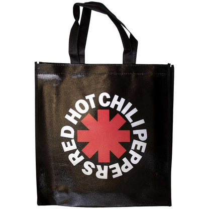Black - Front - Red Hot Chilli Peppers Classic Asterisk Eco Friendly Tote Bag