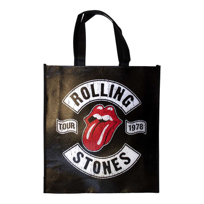 Black - Front - The Rolling Stones Tour 1978 Eco Friendly Tote Bag