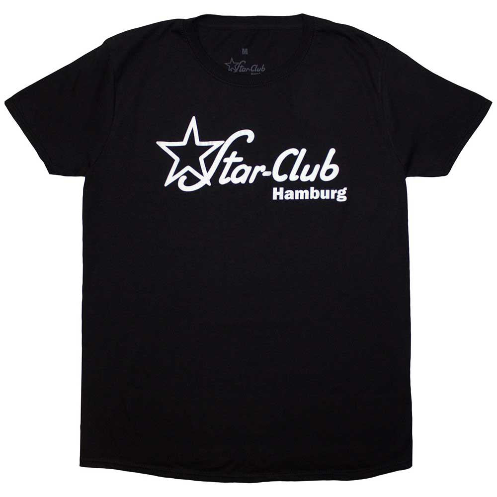 Black - Front - Star Club Hamburg Unisex Adult Logo T-Shirt