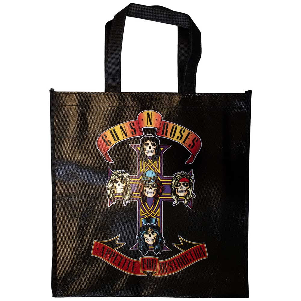 Black - Front - Guns N Roses Appetite For Destruction Eco Friendly Bag