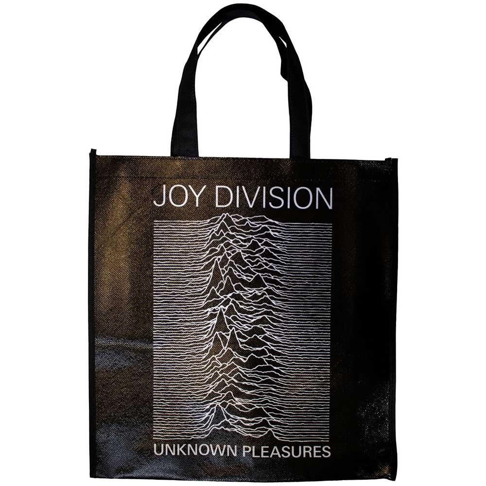Black - Front - Joy Division Unknown Pleasures Eco Friendly Bag