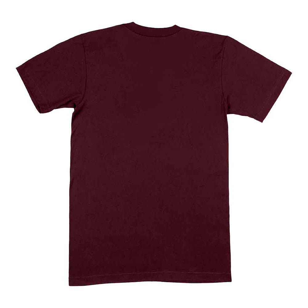 Maroon Red - Back - The Beatles Unisex Adult Stamp Out The T-Shirt